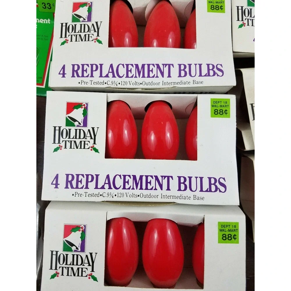 VINTAGE CHRISTMAS‎ REPLACEMENT BULBS  Assortment Lot